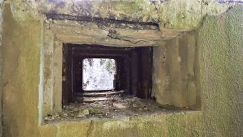 Ligne Maginot - SCHMELZBACH OUEST - (Casemate d'infanterie) - Créneau pour jumelage de mitrailleuses et canon de 37