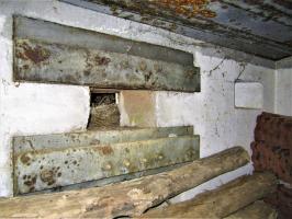 Ligne Maginot - SPIESS 1 - (Blockhaus pour arme infanterie) - Créneau mitrailleuse Sud-Ouest