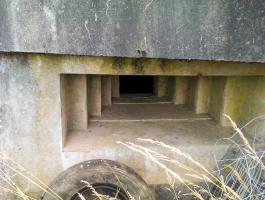 Ligne Maginot - Blockhaus Spiess 3 - Détail du créneau mitrailleuse