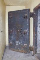 Ligne Maginot - NANCY- LAXOU - CENTRAL PROTéGé - (Central téléphonique isolé) - Porte blindée en détail