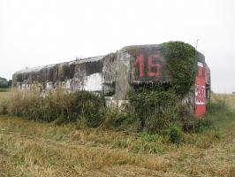 Ligne Maginot - A5 - PONT DE WATOU - (Blockhaus lourd type STG / STG-FCR - Double) - Vue prise dos au ruisseau Ey Becque
