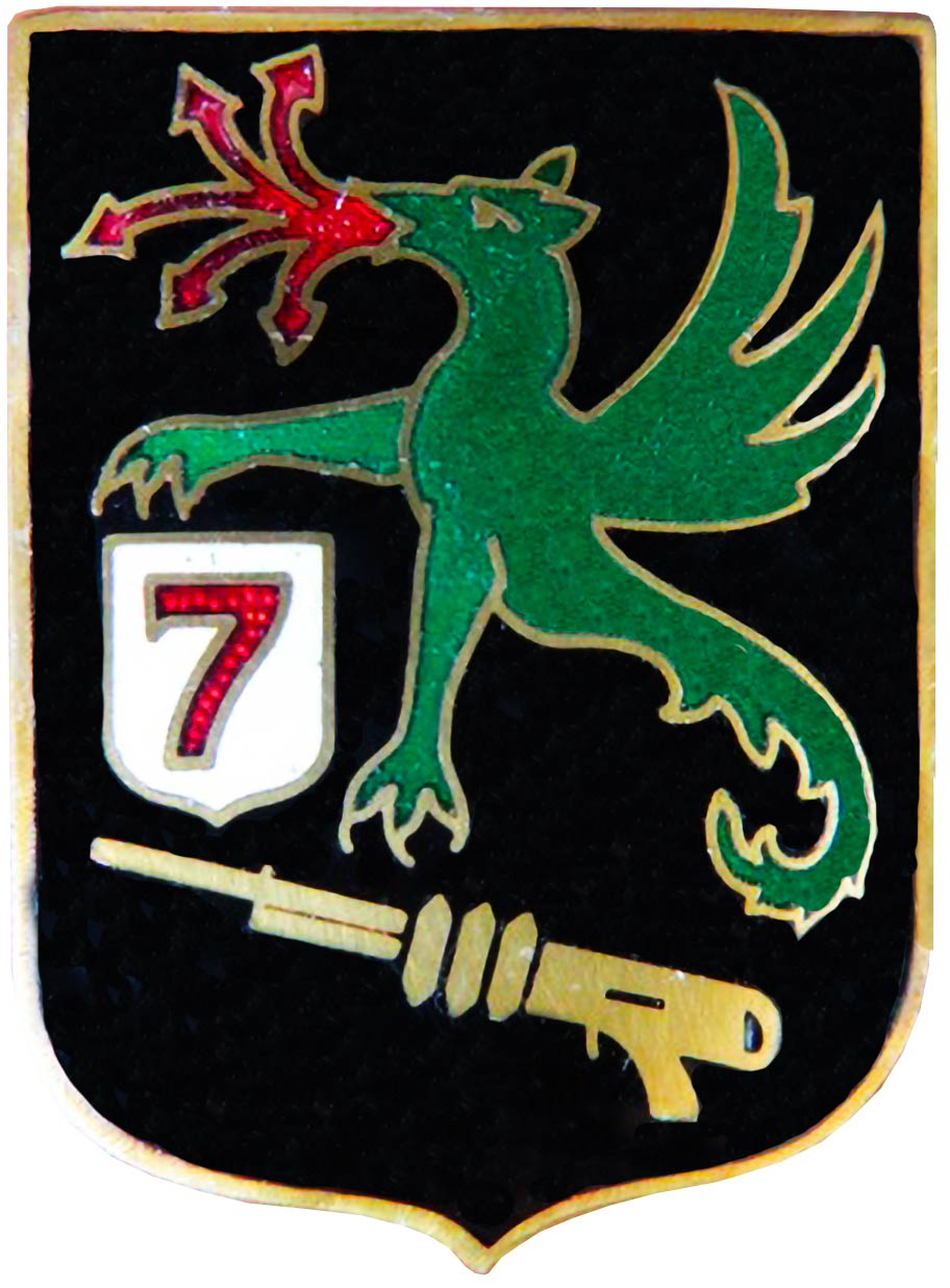 7° Bataillon de mitrailleurs - Insigne