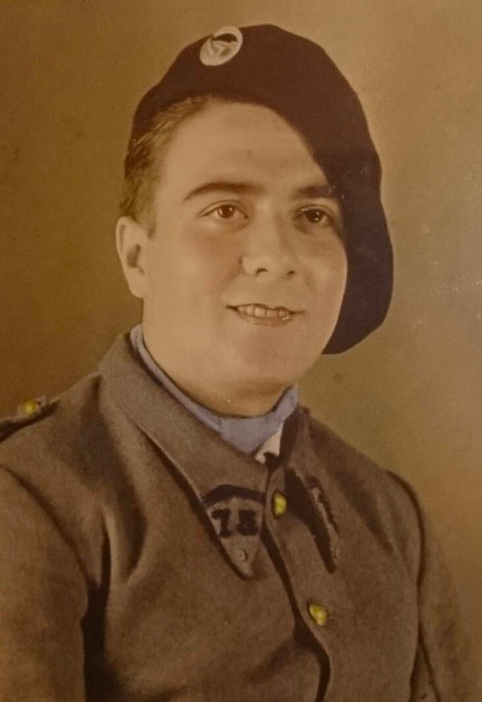 Ligne Maginot - 75° BAF - Alexandre  Rinaldi - L'alpin Alexandre Rinaldi  en tenue du 75° BAF