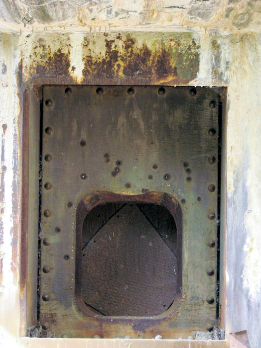 Ligne Maginot - HACKENBERG - A19 (Ouvrage d'artillerie) - Bloc 5
Créneau de 75/29 - Schnoupf