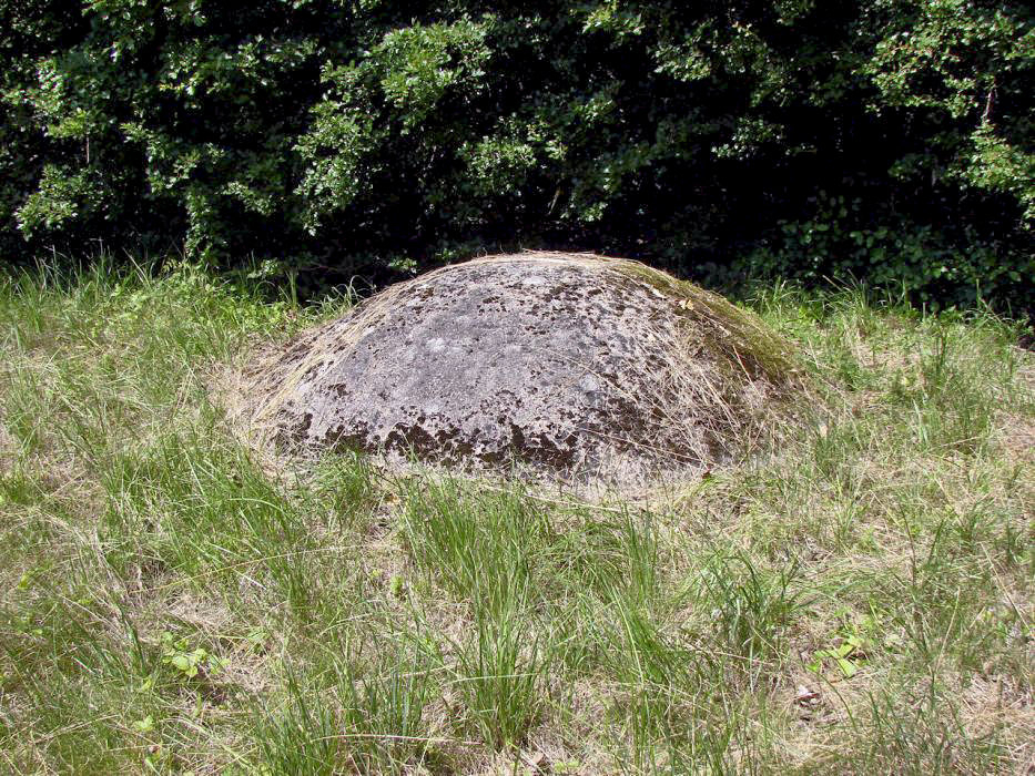 Ligne Maginot - HACKENBERG - A19 (Ouvrage d'artillerie) - Bloc 5
Cloche factice bétonnée. - Schnoupf