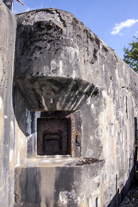 Ligne Maginot - HACKENBERG - A19 (Ouvrage d'artillerie) - Le bloc 9
Créneau pour lance bombe de 135 - GRAMI