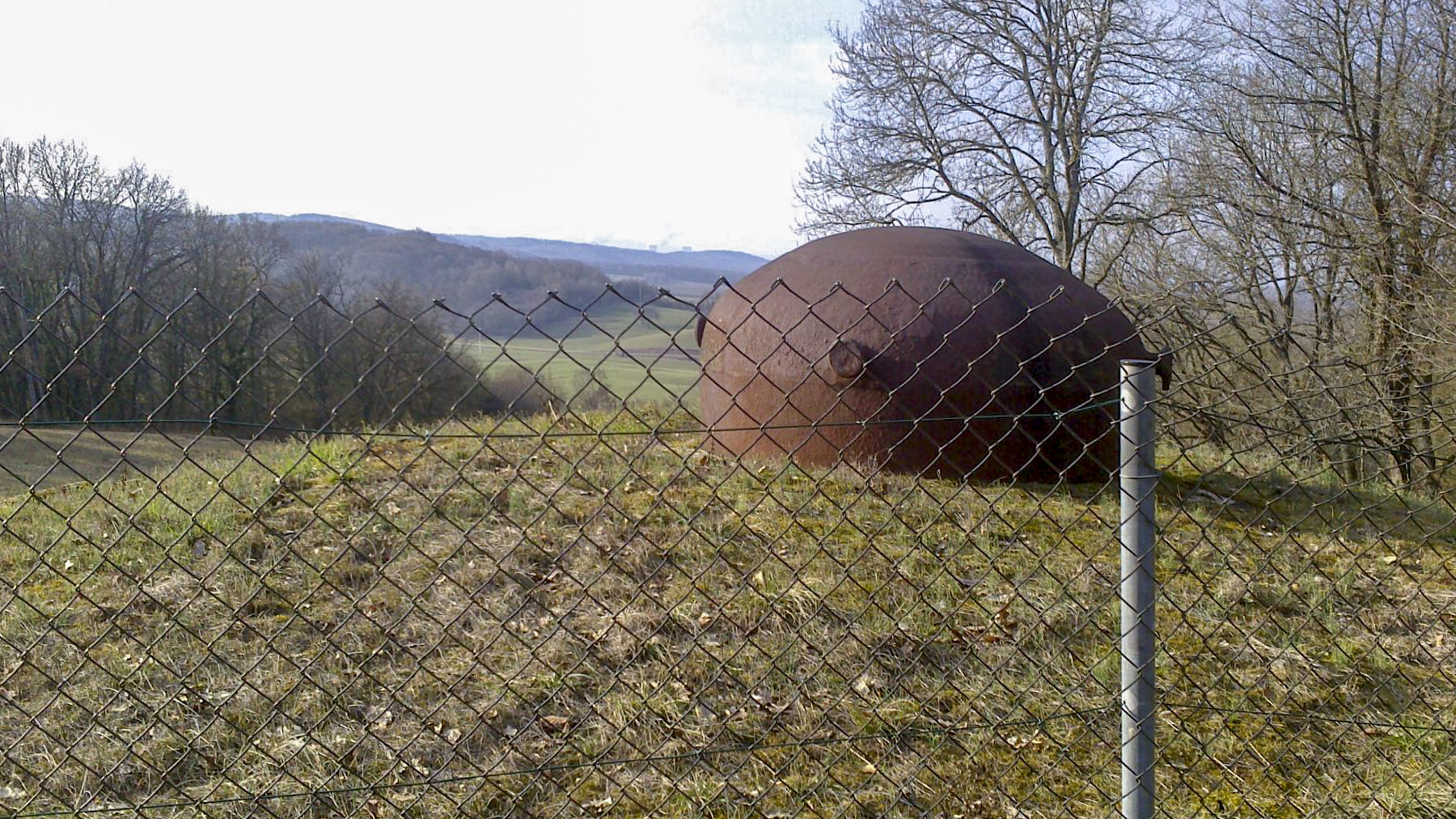 Ligne Maginot - HACKENBERG - A19 - (Ouvrage d'artillerie) - Bloc 9
Vue de la cloche GFM - 164maginot