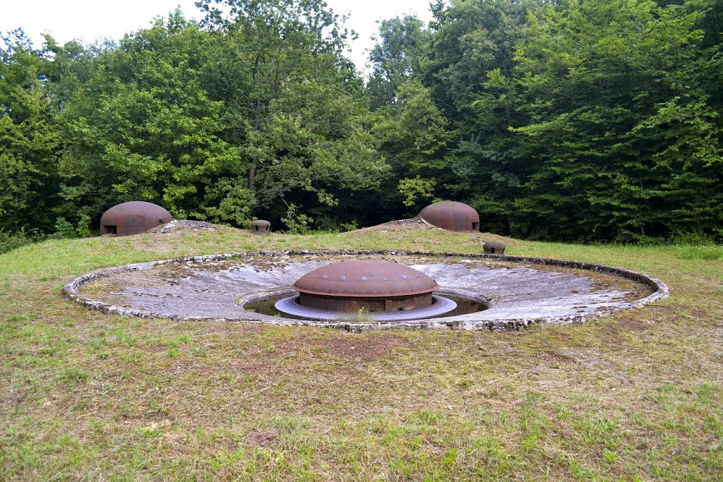 Ligne Maginot - HACKENBERG - A19 (Ouvrage d'artillerie) - Bloc 10
Tourelle de mortiers de 81 mm - PAVEL Jan