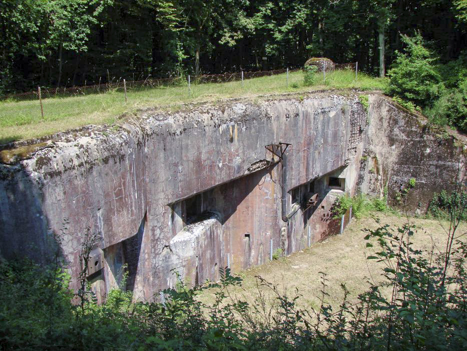Ligne Maginot - HACKENBERG - A19 (Ouvrage d'artillerie) - Vue d'ensemble du bloc 25 - Schnoupf
