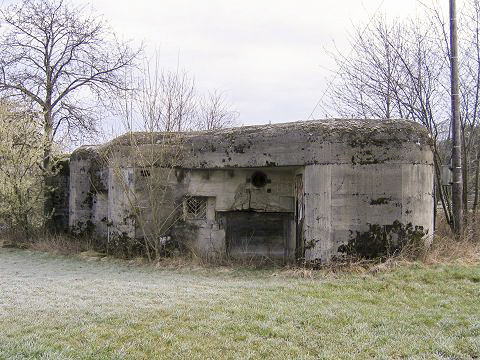 Ligne Maginot - Vue extérieure - Coté entrées