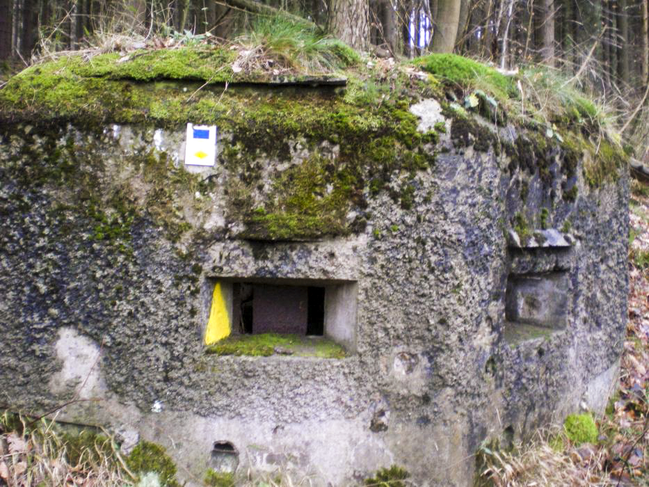 Ligne Maginot - M14 - GUNSTHAL 2 - (Blockhaus pour arme infanterie) - Vue sur le créneau droit - donceuh
