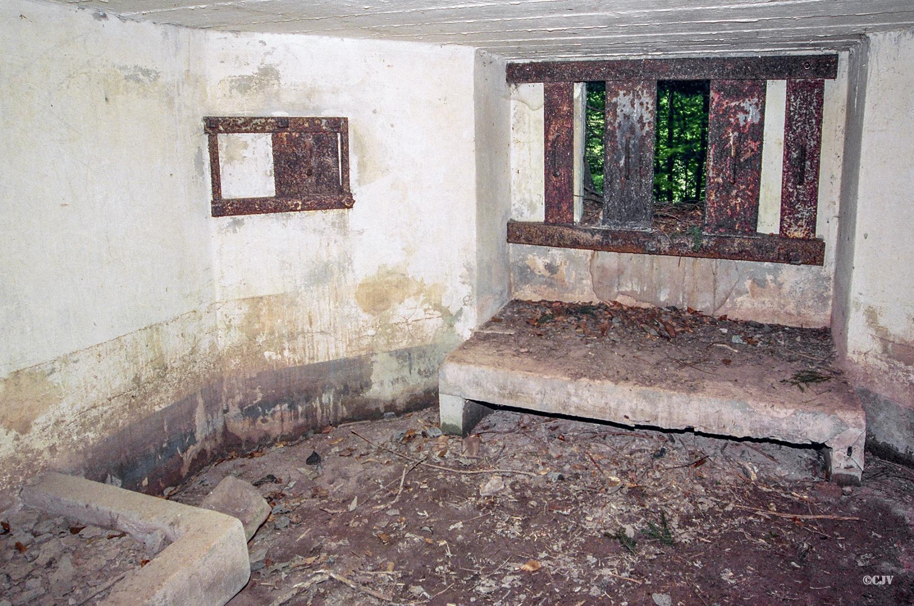 Ligne Maginot - C10 - GUNSTHAL 3 - (Blockhaus pour canon) - Chambre de tir