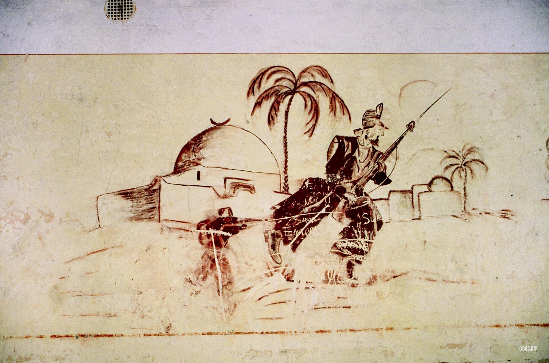 Ligne Maginot - LANGENSOULTZBACH - (Camp de sureté) - Salle 6
Peinture murale du casernement