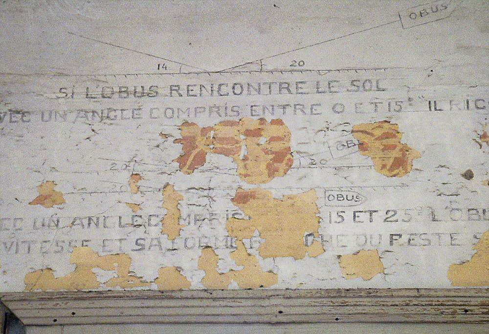 Ligne Maginot - LANGENSOULTZBACH - (Camp de sureté) - Peinture murale du casernement