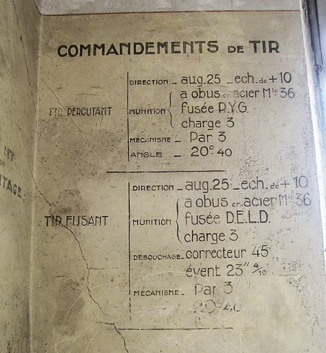 Ligne Maginot - LANGENSOULTZBACH - (Camp de sureté) - Bâtiment B
Salle 15
Documents d'instruction