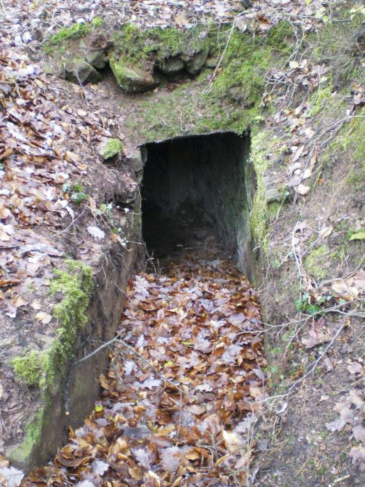 Ligne Maginot - M28 - BETZENTHAL 1 - (Blockhaus pour arme infanterie) - L'entrée de la tranchée couverte