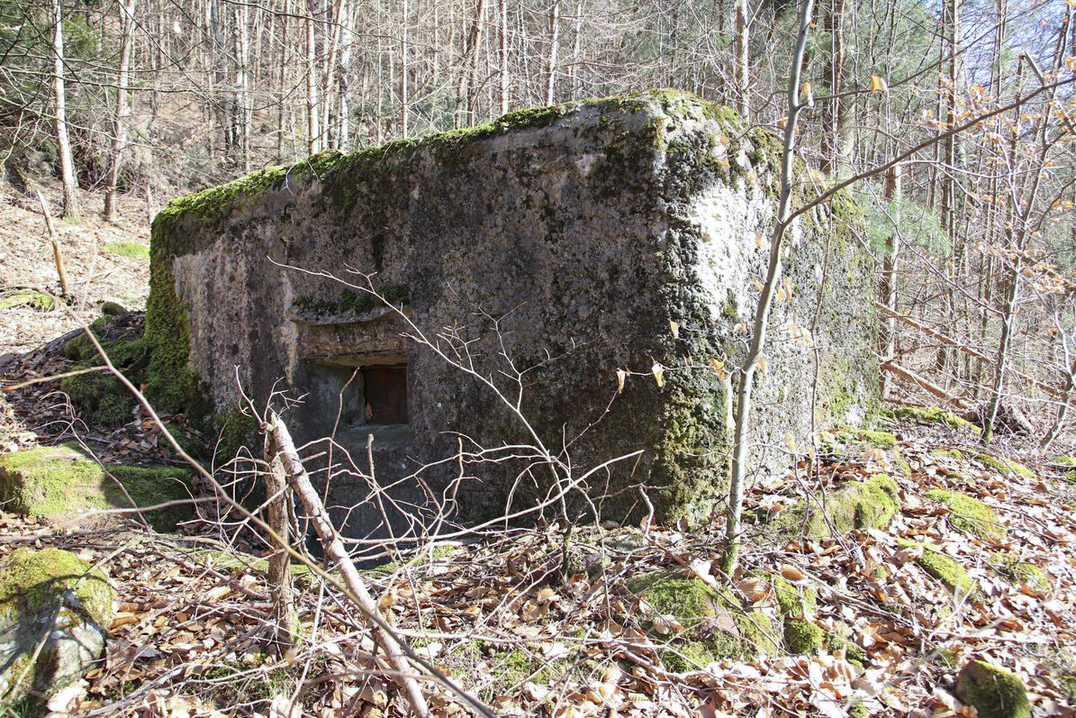Ligne Maginot - M12 - NONNENHARDT OUEST 3 - (Blockhaus pour arme infanterie) - Le créneau mitrailleuse