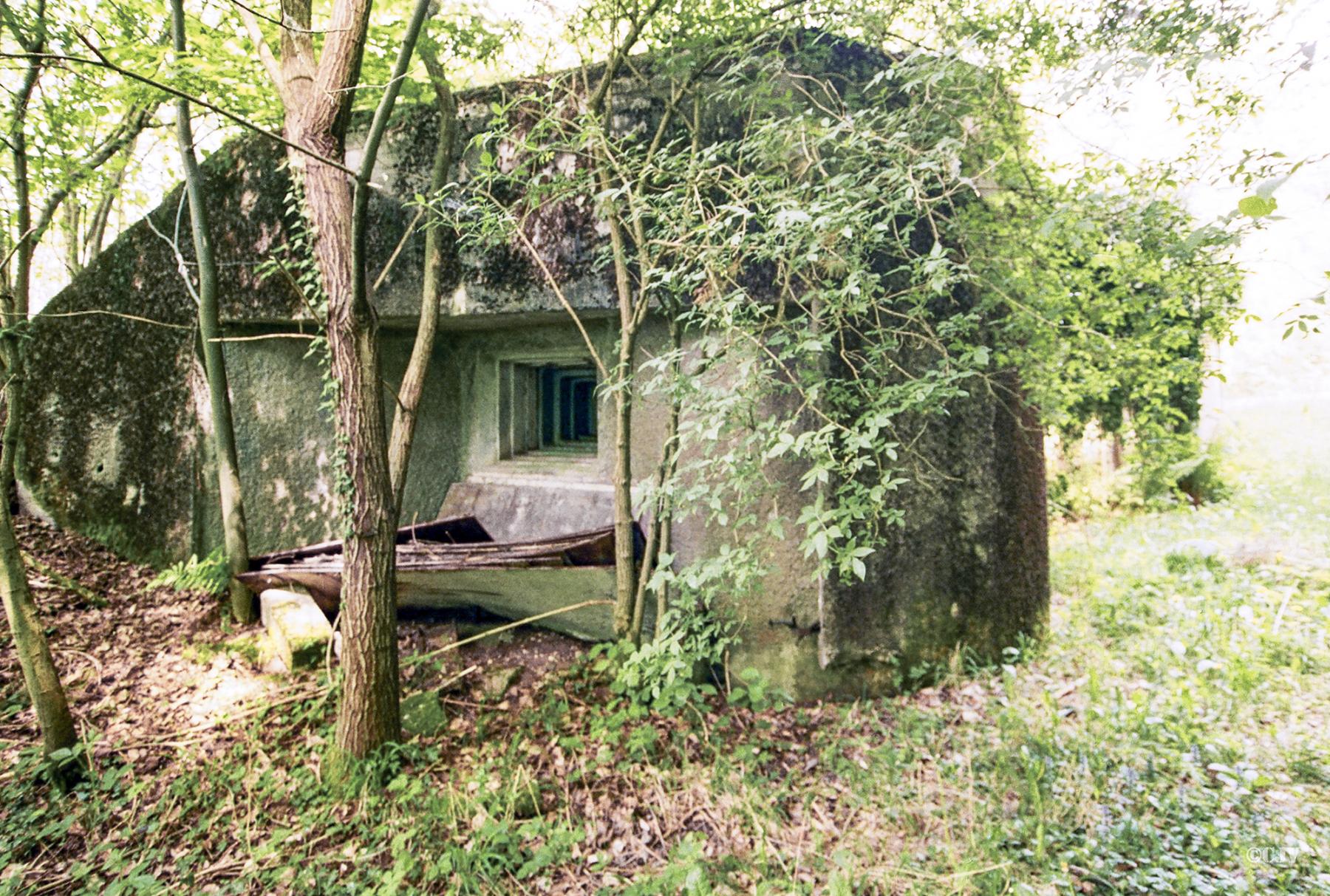 Ligne Maginot - NAGELSTHAL - (Blockhaus pour arme infanterie) - Vue sur la chambre de tir sud