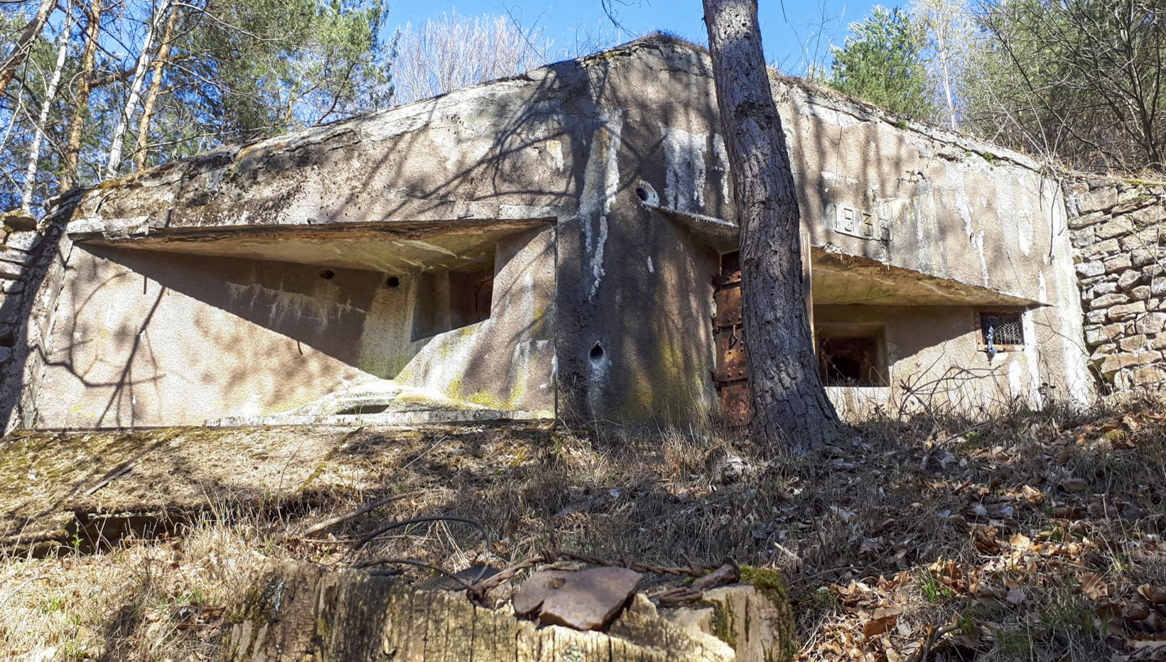 Ligne Maginot - NONNENHARDT N°1 - (Blockhaus pour arme infanterie) - Vue générale
