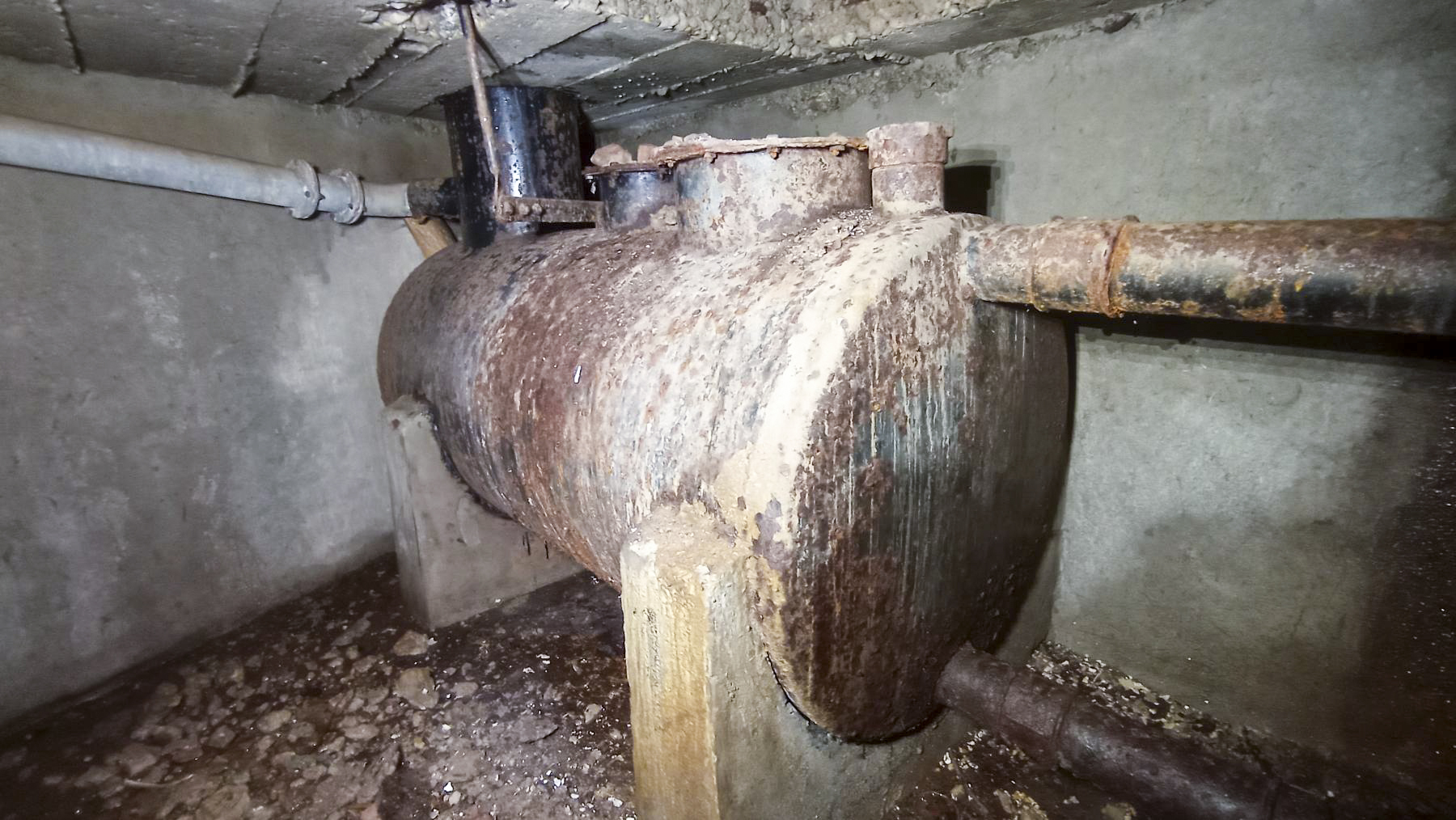 Ligne Maginot - NONNENHARDT N°1 - (Blockhaus pour arme infanterie) - Fosse chimique ASEPTA