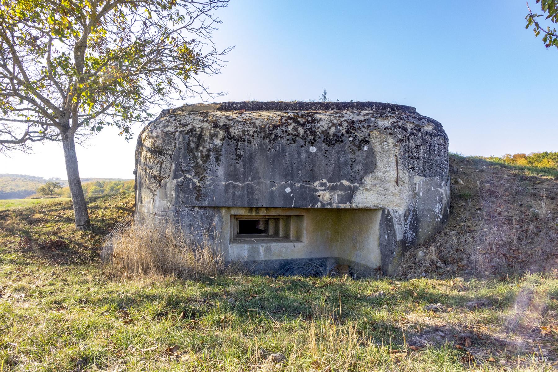 Ligne Maginot - SPIESS 3 - (Blockhaus pour arme infanterie) - Le créneau mitrailleuse