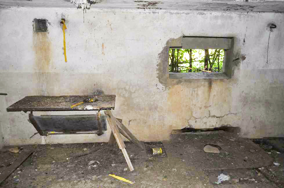 Ligne Maginot - L'emplacement pour le canon - L'emplacement pour le canon