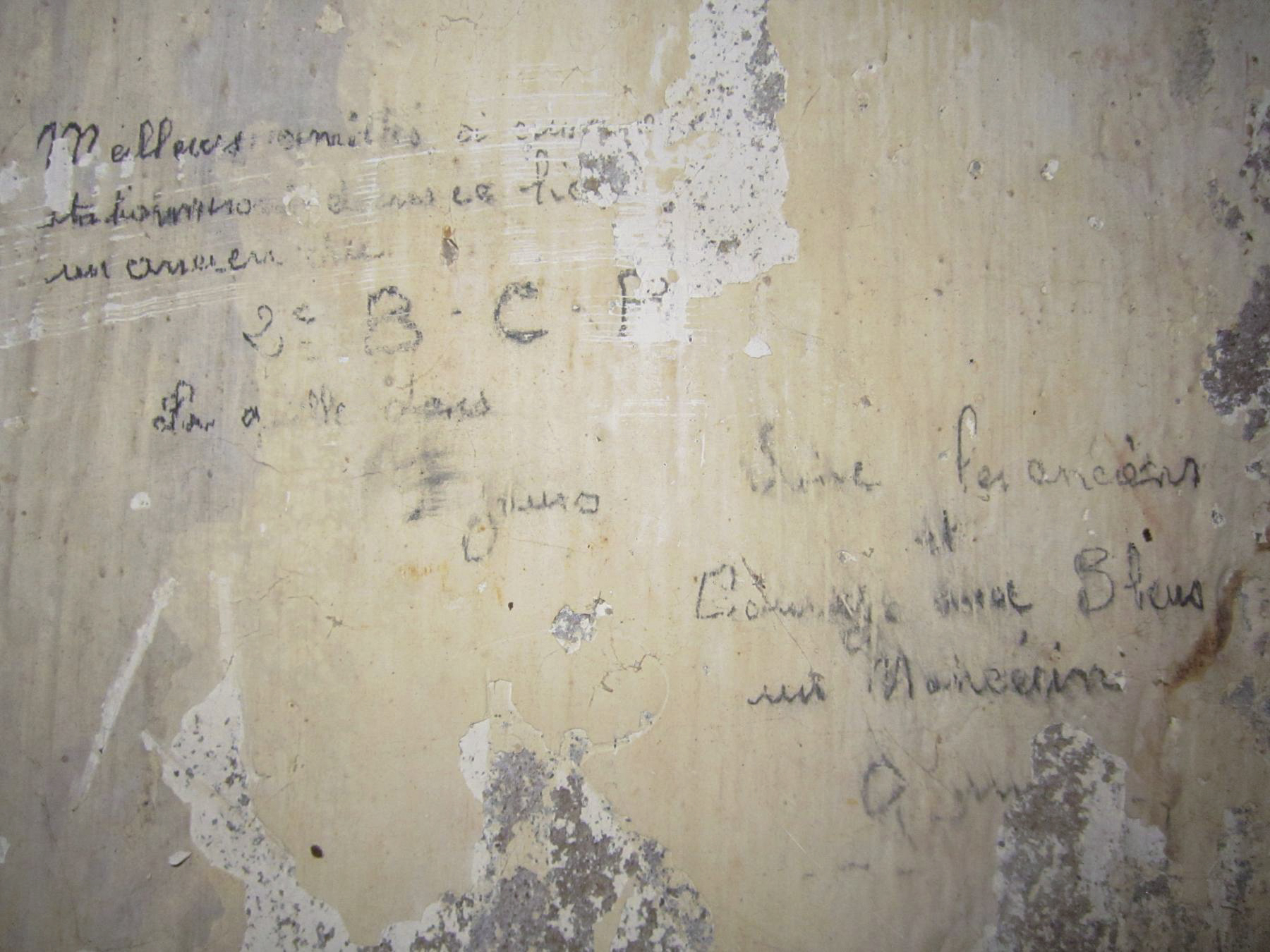 Ligne Maginot - FM45 - NONNENHARDT CENTRE 2 - (Blockhaus pour arme infanterie) - Message de sympathie d'un ancien du 2° BCP - Gregory Fuchs