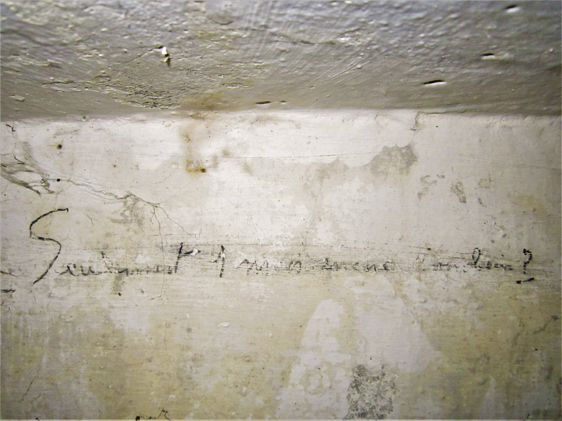 Ligne Maginot - FM45 - NONNENHARDT CENTRE 2 - (Blockhaus pour arme infanterie) - Graffiti - Gregory Fuchs