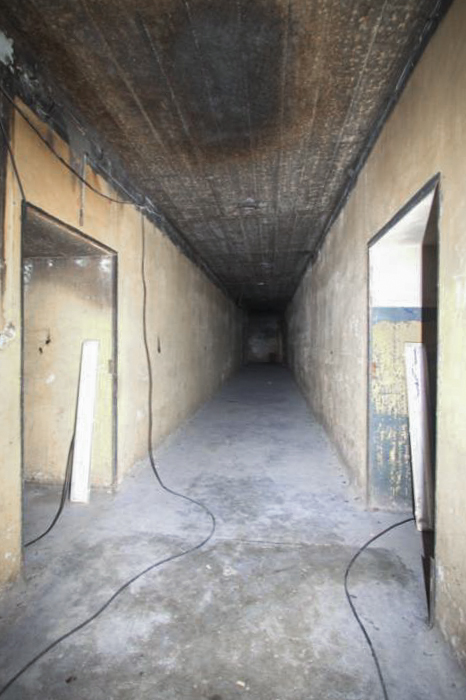 Ligne Maginot - NANCY- LAXOU - CENTRAL PROTéGé - (Central téléphonique isolé) - Couloir supérieur de desserte de l'abri