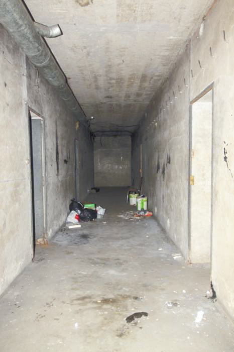 Ligne Maginot - NANCY- LAXOU - CENTRAL PROTéGé - (Central téléphonique isolé) - Couloir inférieur de desserte des locaux