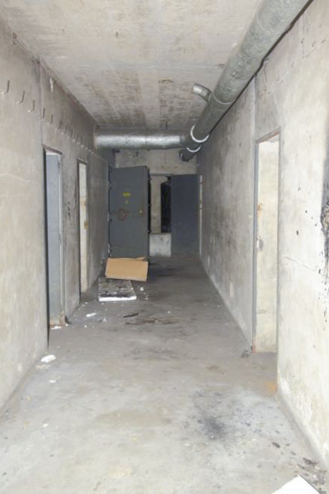 Ligne Maginot - NANCY- LAXOU - CENTRAL PROTéGé - (Central téléphonique isolé) - Couloir inférieur de desserte des locaux