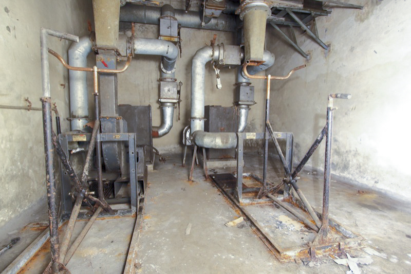 Ligne Maginot - NANCY- LAXOU - CENTRAL PROTéGé - (Central téléphonique isolé) - Système de ventilation