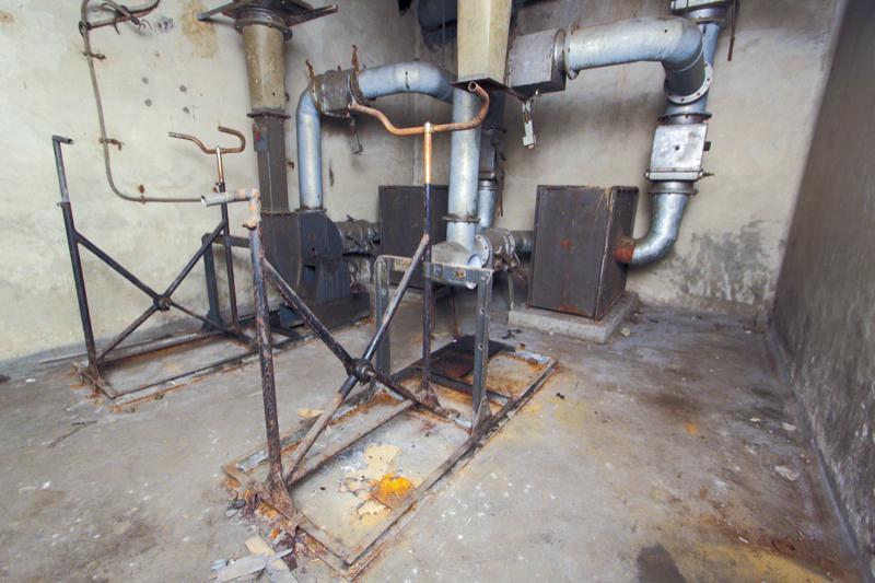 Ligne Maginot - NANCY- LAXOU - CENTRAL PROTéGé - (Central téléphonique isolé) - Système de ventilation