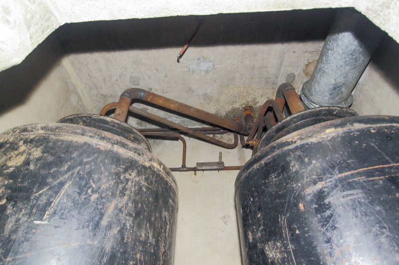 Ligne Maginot - NANCY- LAXOU - CENTRAL PROTéGé - (Central téléphonique isolé) - Réservoir à combustible de la chaudière