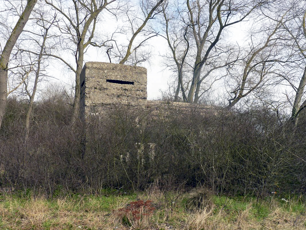 Ligne Maginot - B23 - NANCY - (Blockhaus pour arme infanterie) - Vue vers la Belgique - La Panne