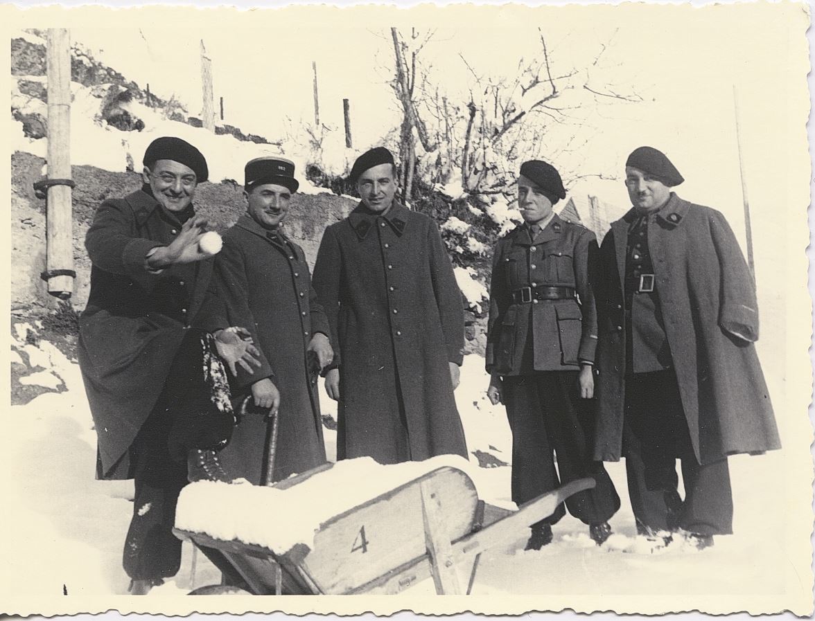 Ligne Maginot - RIMPLAS (RS) - (Ouvrage d'artillerie) - Des officiers de l'ouvrage