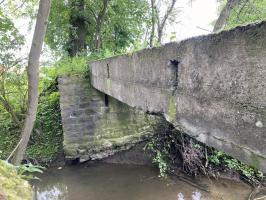 Ligne Maginot - VF60 - ANTENNE DE L'OUVRAGE DE SCHOENENBOURG - (RESEAU - Voie 60 - Antenne ou rocade ferroviaire) - 18 - PONT sur le WITSENBAECHEL
Vue coté Soultz
