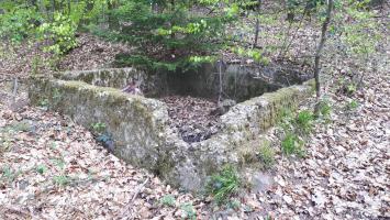 Ligne Maginot - GUNSTHAL COL - Un encuvement indéterminé derrière les blockhaus, sur l'arête du Diebskopf