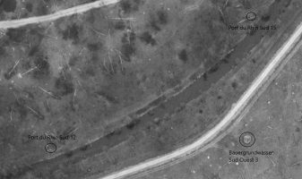Ligne Maginot - BAUERNGRUNDWASSER SUD OUEST 3 - (Blockhaus pour arme infanterie) - Les blockhaus Port du Rhin Sud 12, 15 et Bauerngrundwasser Sud-Ouest