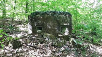 Ligne Maginot - FM29 - NONNENHARDT EST 6 - (Blockhaus pour arme infanterie) - Créneau droit