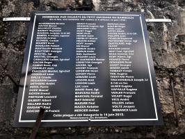 Ligne Maginot - BAMBESCH - A35 - (Ouvrage d'infanterie) - Plaque commémorative