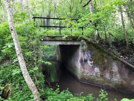 Ligne Maginot - VF60 - ANTENNE DE L'OUVRAGE DU FOUR-à-CHAUX - (RESEAU - Voie 60 - Antenne ou rocade ferroviaire) - 6 - PONT SUR LE SCHMELZBACH