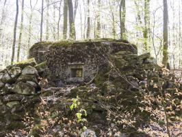 Ligne Maginot - HOHLSTEIN 1 - (Blockhaus pour arme infanterie) - Créneau frontal