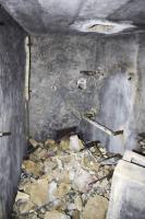 Ligne Maginot - PA DU CARREFOUR 243-3 - (Blockhaus pour arme infanterie) - Recoin de l'abri, avec la goulotte à grenades et l'aération