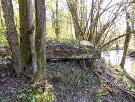 Ligne Maginot - VERLORENERBACH - (Blockhaus pour arme infanterie) - Coté créneau extérieure