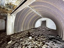 Ligne Maginot - HERRENWALD - ( III - 153° RIF ) - (PC de Quartier) - La deuxième alvéole avec réservation au fond pour un éventuel départ de galerie