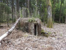 Ligne Maginot - HARDT 1 - (Blockhaus pour arme infanterie) - Entrée et créneau gauche