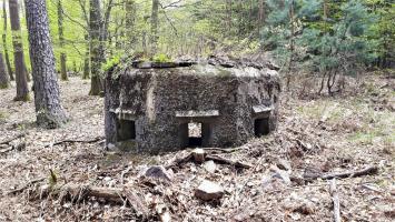 Ligne Maginot - HARDT 2 - (Blockhaus pour arme infanterie) - Les 3 créneaux frontaux