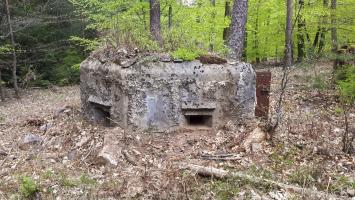 Ligne Maginot - HARDT 2 - (Blockhaus pour arme infanterie) - Vue coté gauche