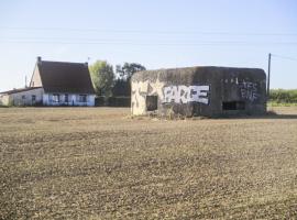 Ligne Maginot - B115 - ROMMEL BECQUE - (Blockhaus pour canon) - B 115  - Rommel Becque situé dans son environnement.